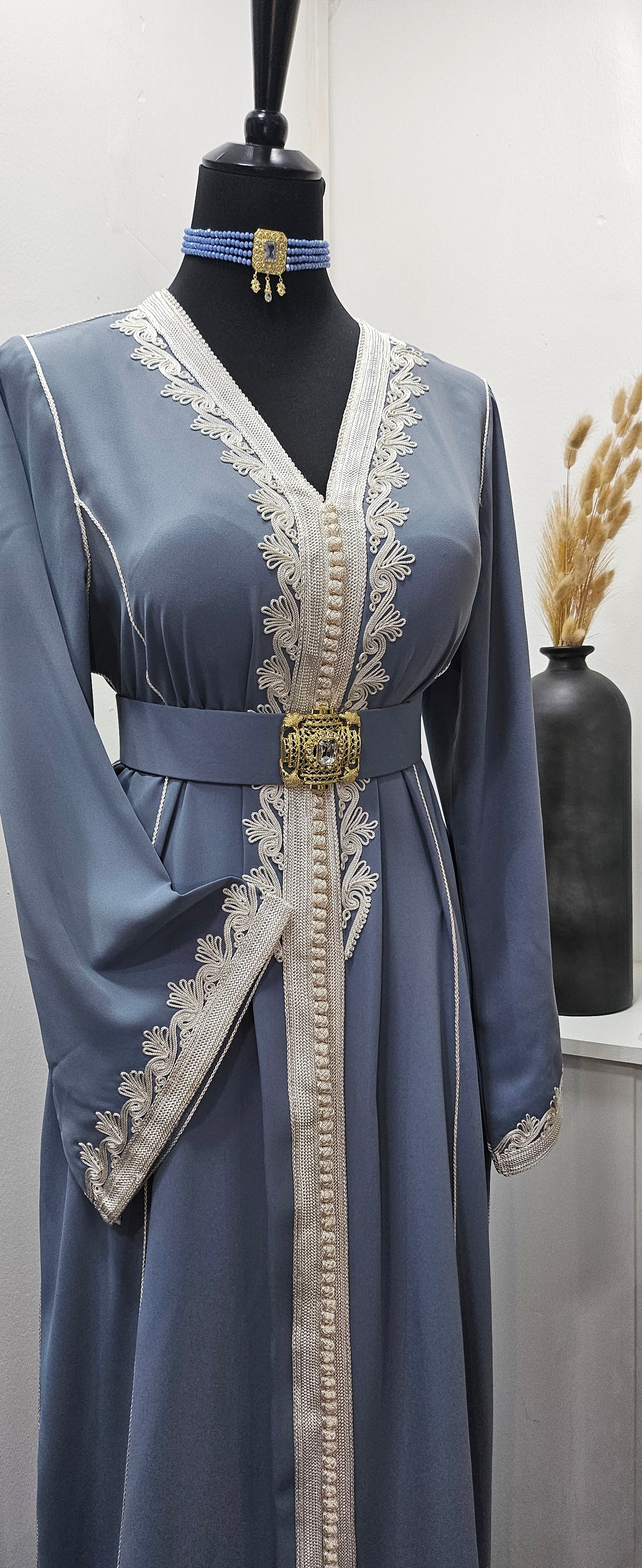 Collection Caftan Maya / bleu clair
