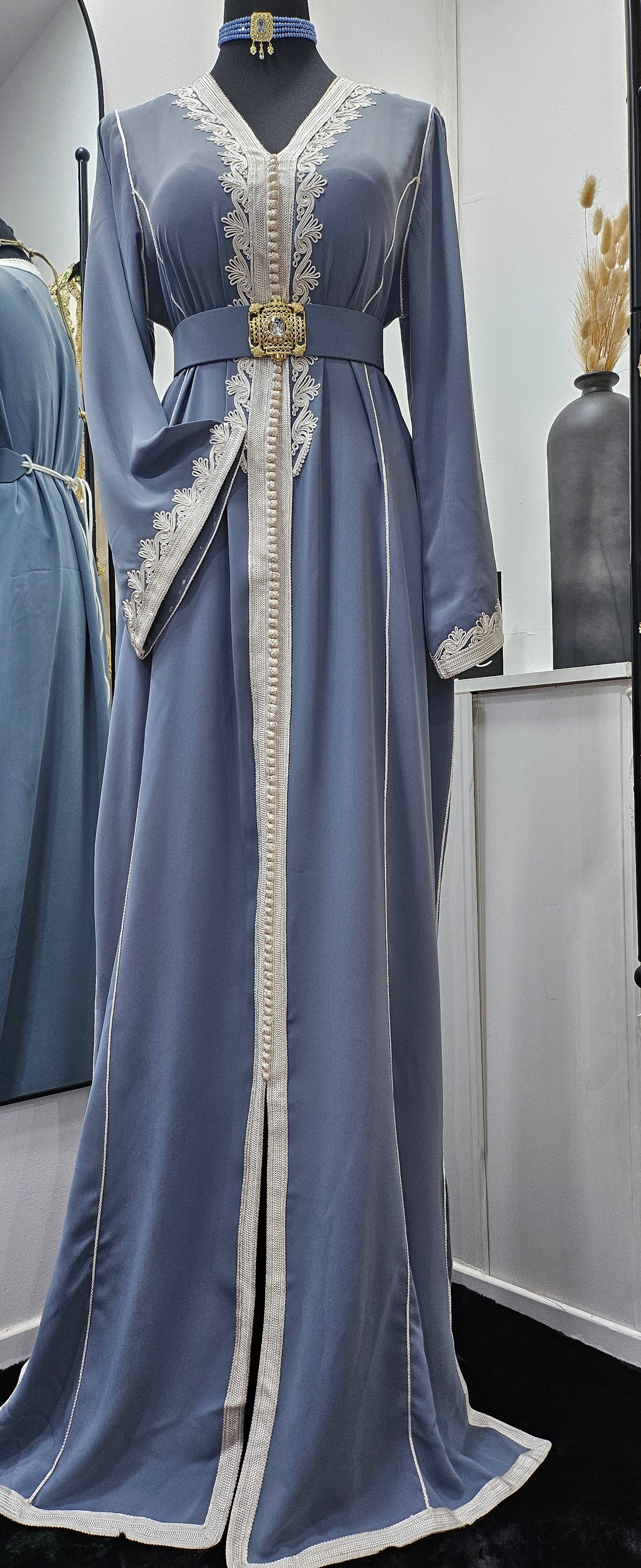 Collection Caftan Maya / bleu clair
