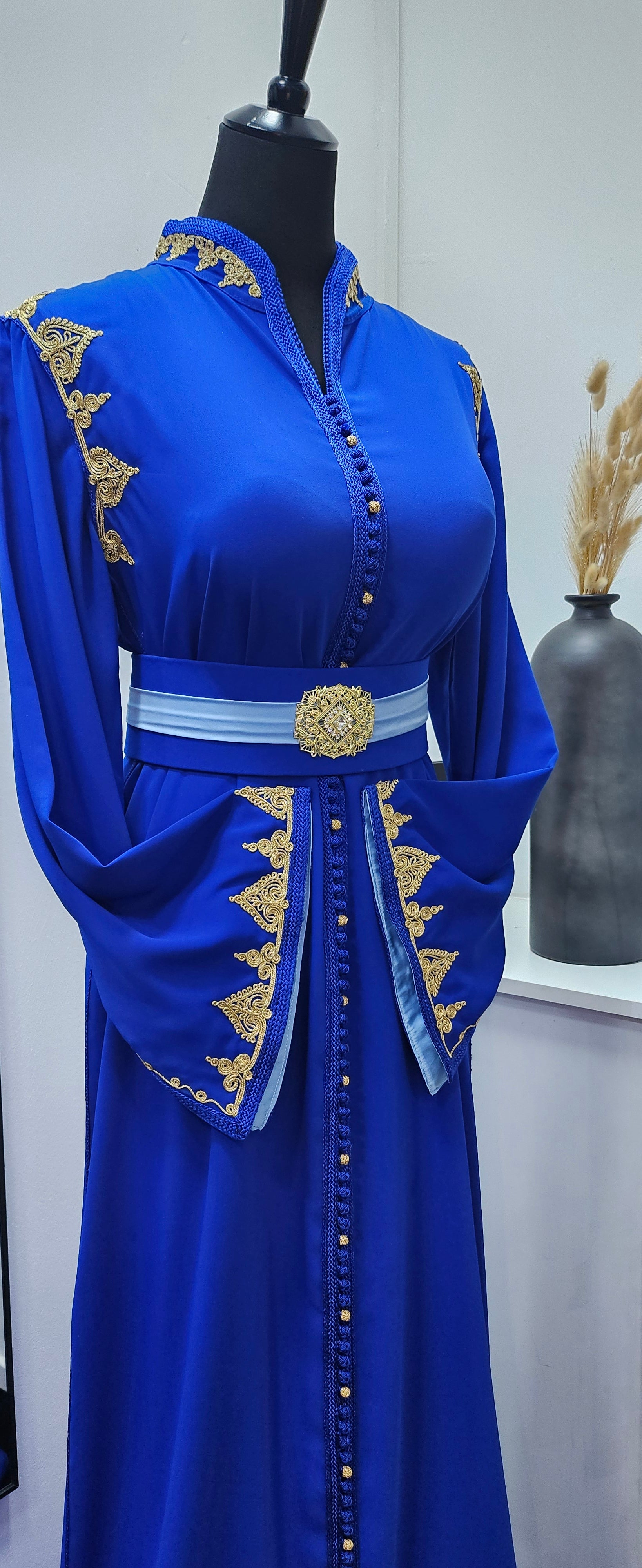 Collection Caftan Hiba / Bleu roi